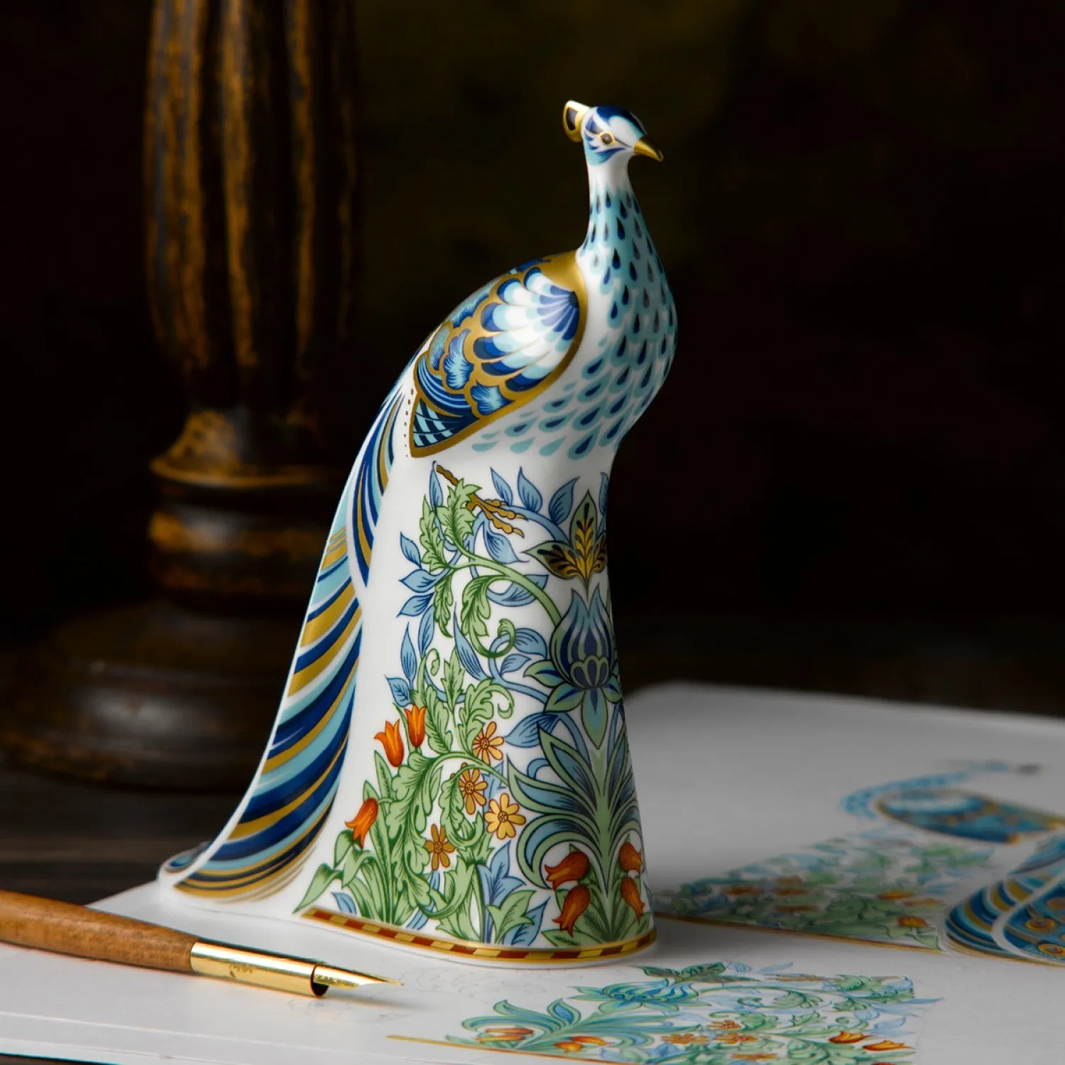 Royal Crown Derby: Manor Peacock