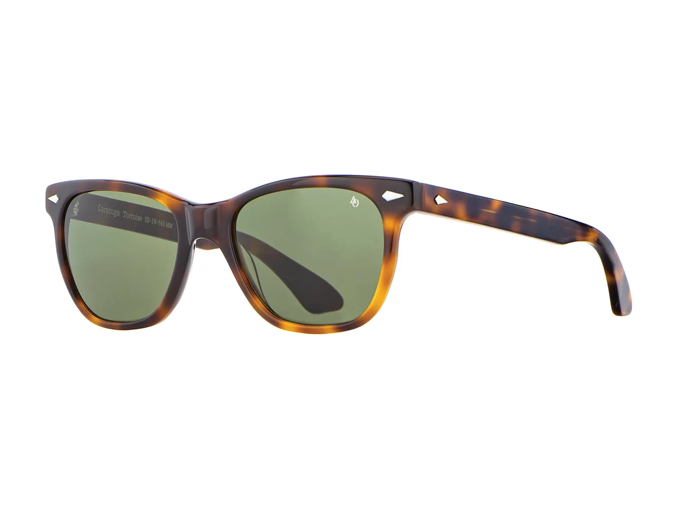 Saratoga Tortoise Green Nylon Lens Polarised