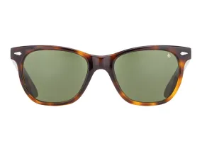 Saratoga Tortoise Green Nylon Lens