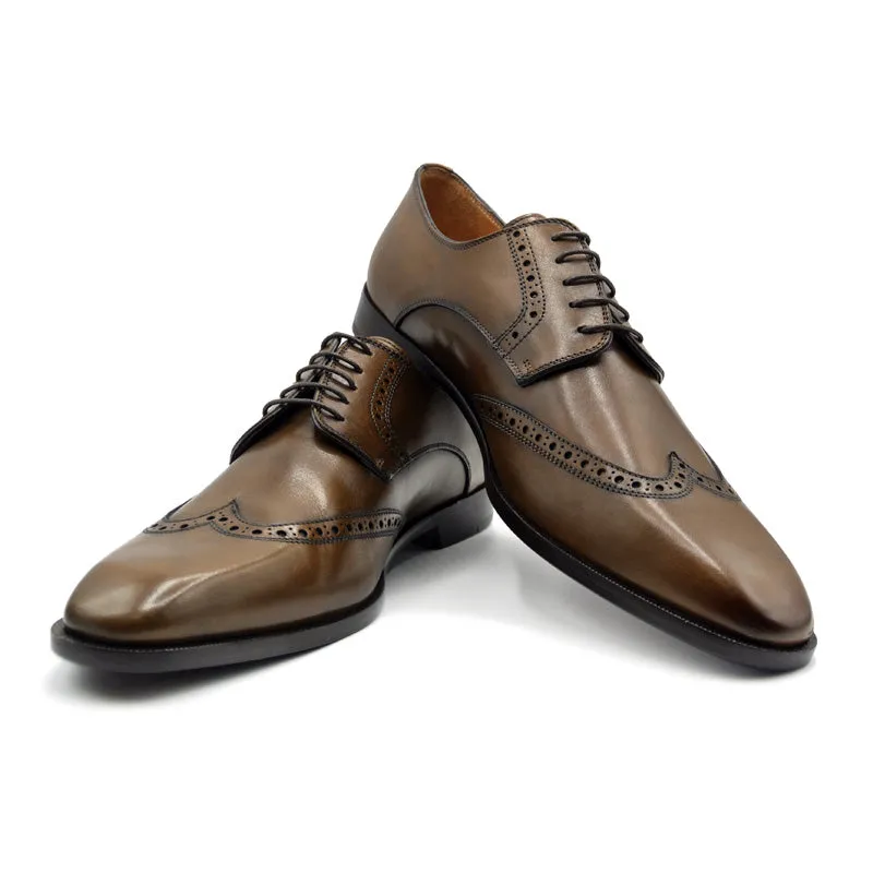 SMPL-WD-005 Calfskin Wingtip Derby