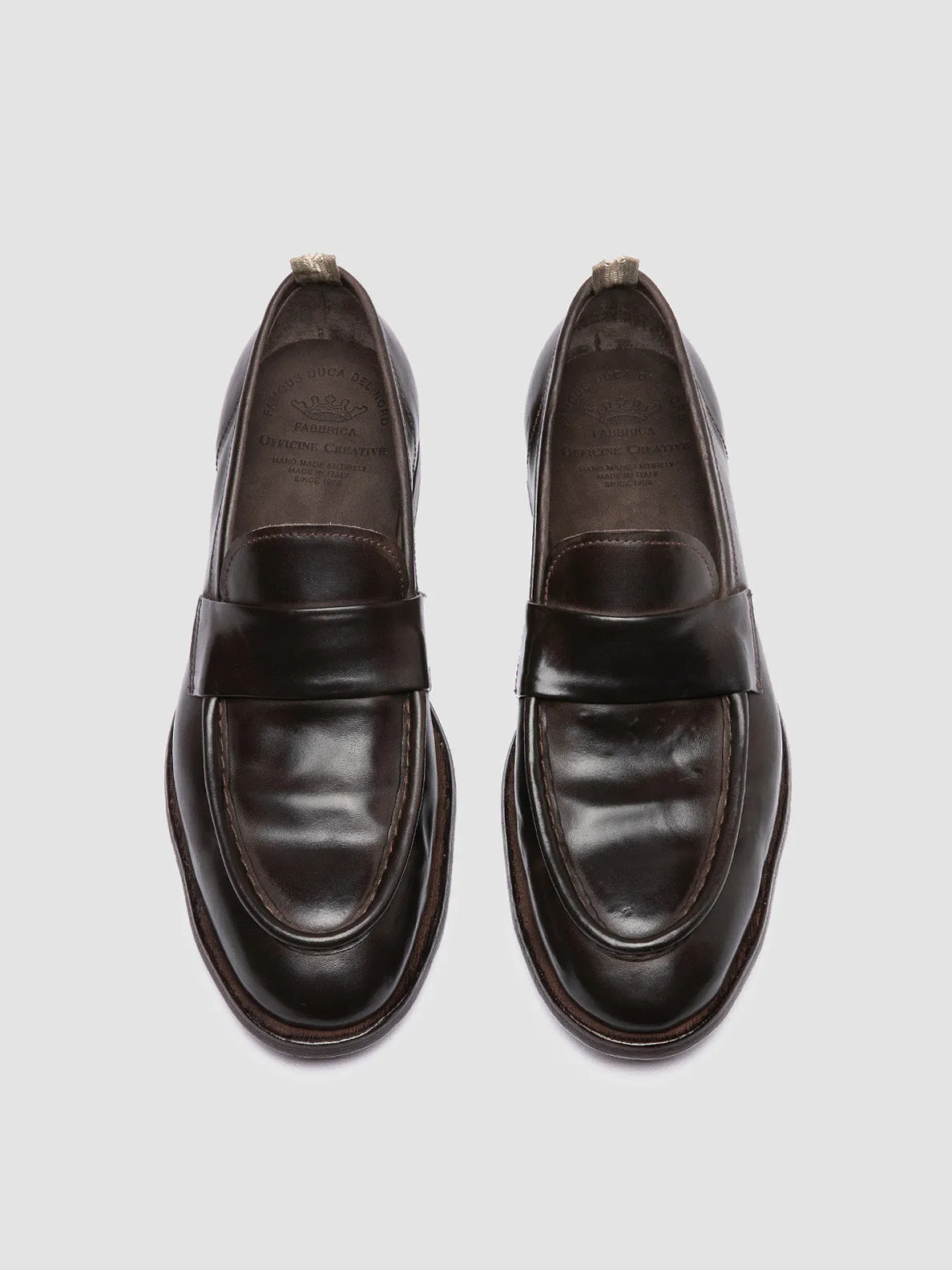 SOUND 001 - Brown Leather Penny Loafers