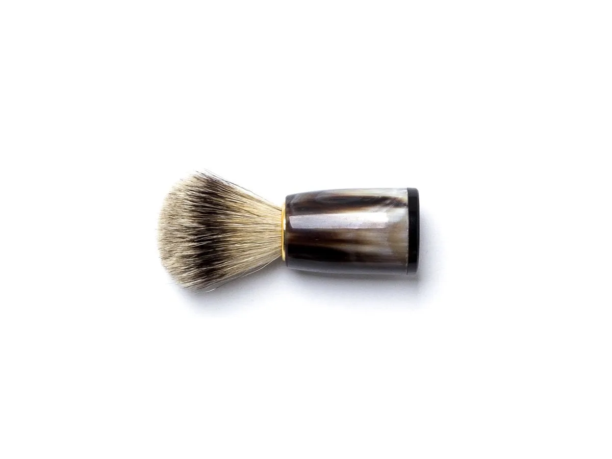 Super Badger Shaving Brush Oxhorn Handle