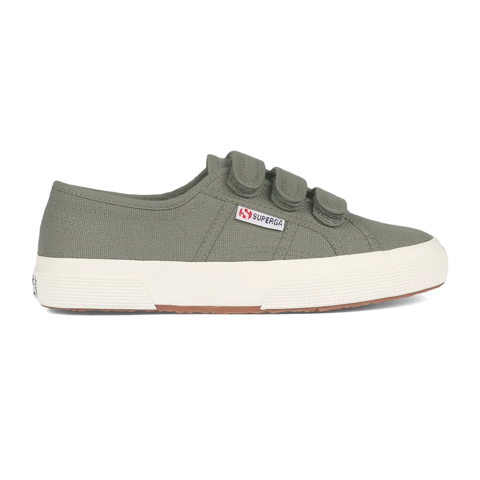 Superga Strap Green Safari Full Avorio