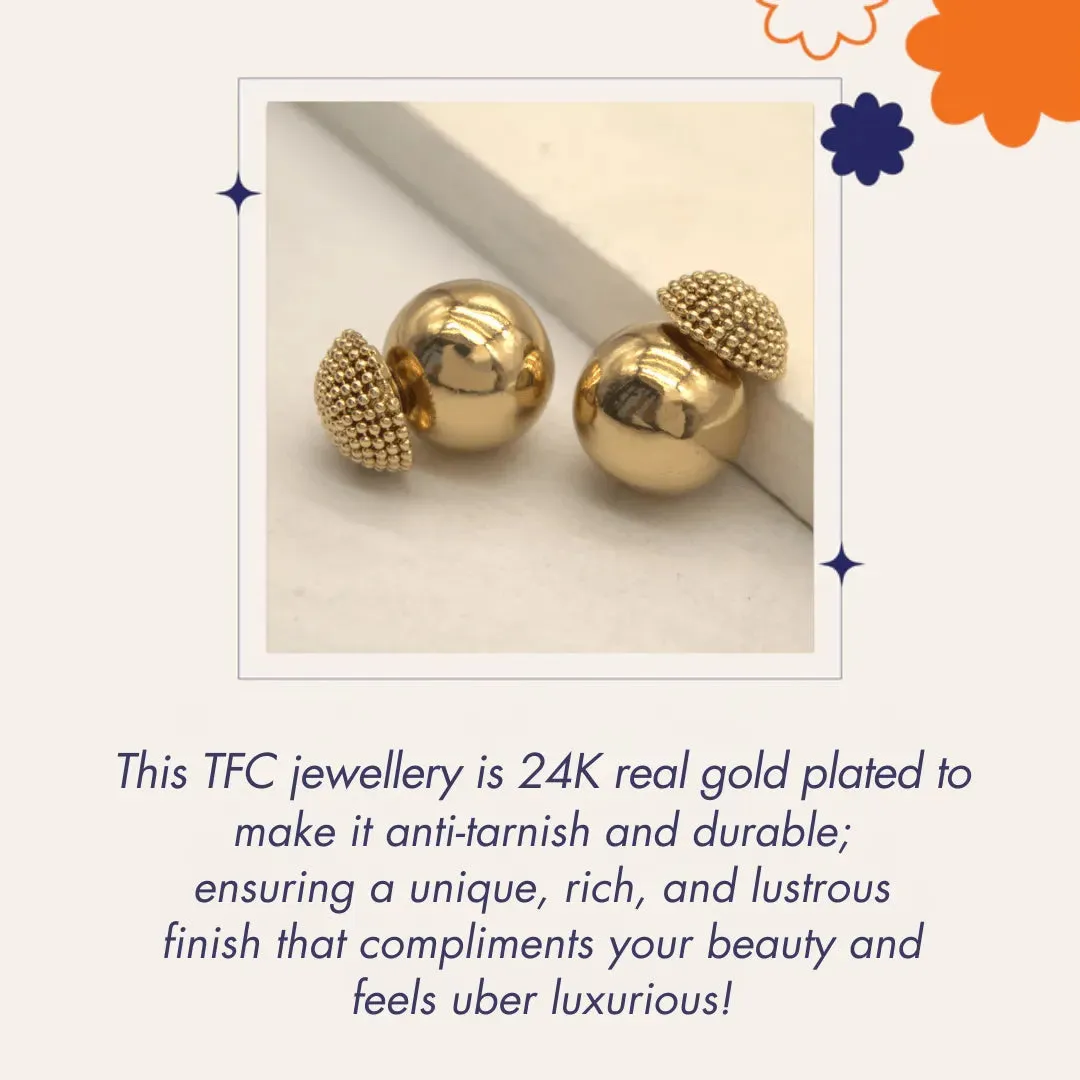 TFC 24K Big Vortex Gold Plated Adjustable Ring