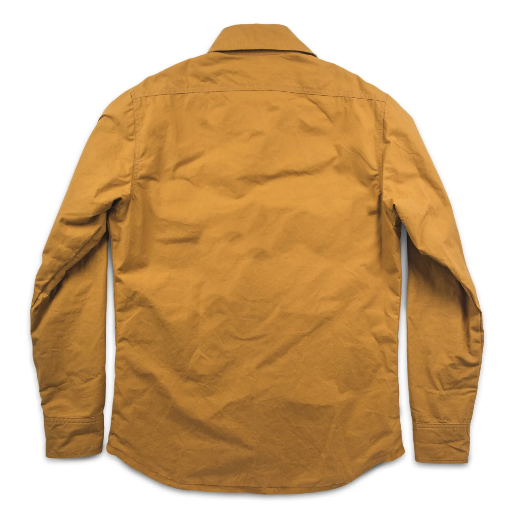 The Chore Jacket in Mustard Dry Wax Canvas