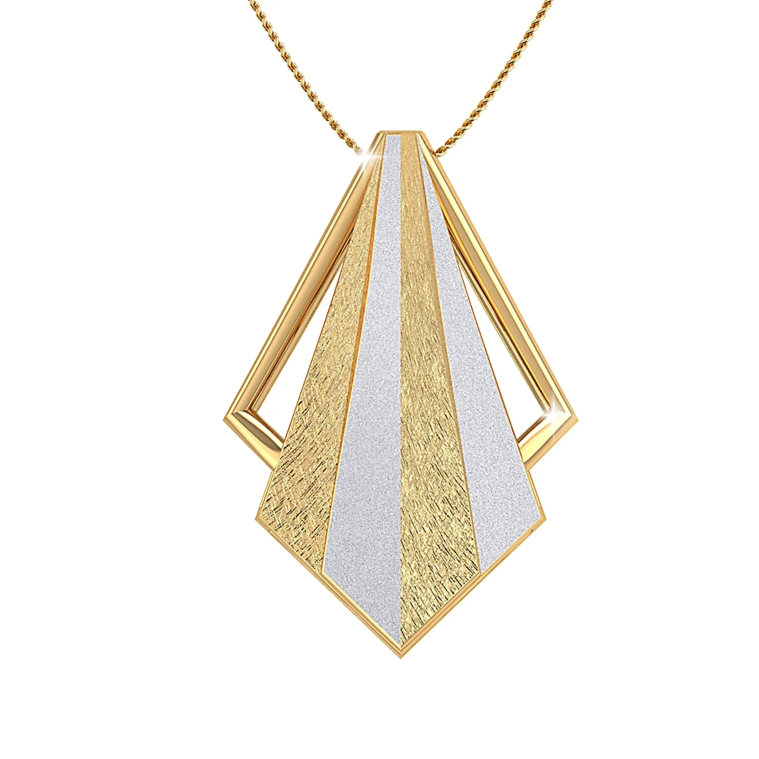 THE GLITTERING WEDGE PENDANT