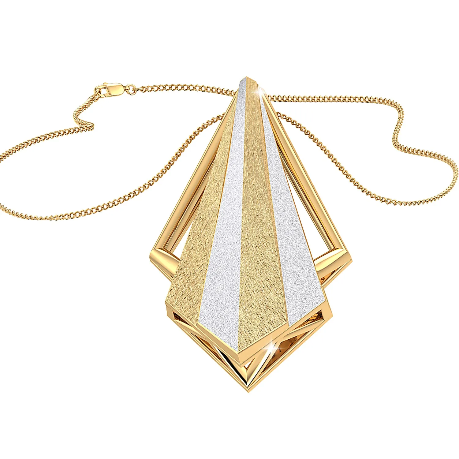 THE GLITTERING WEDGE PENDANT