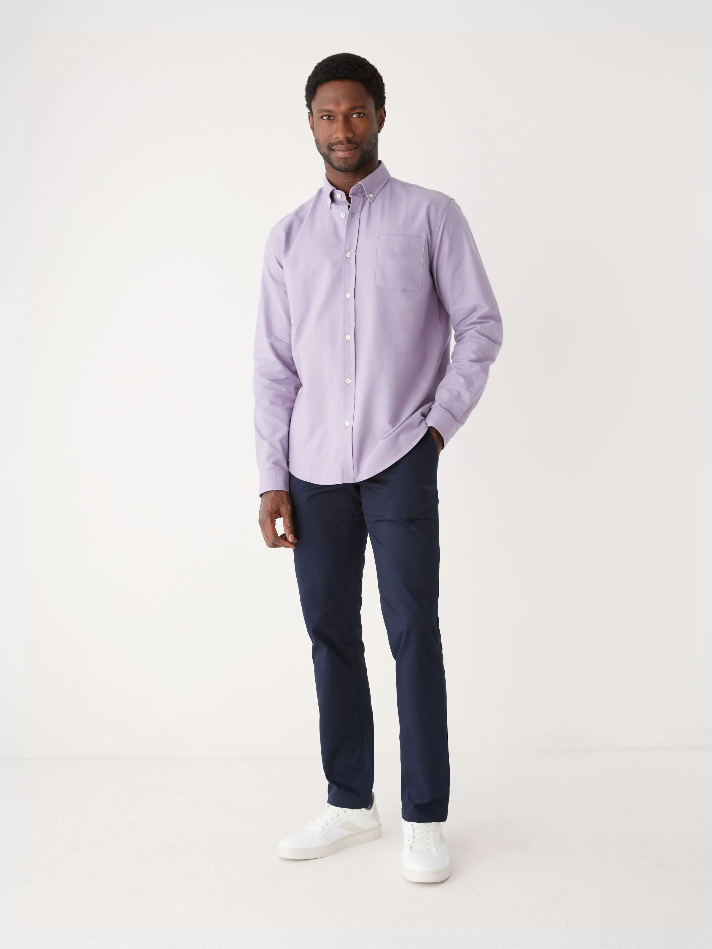 The Jasper Oxford Shirt in Lavender