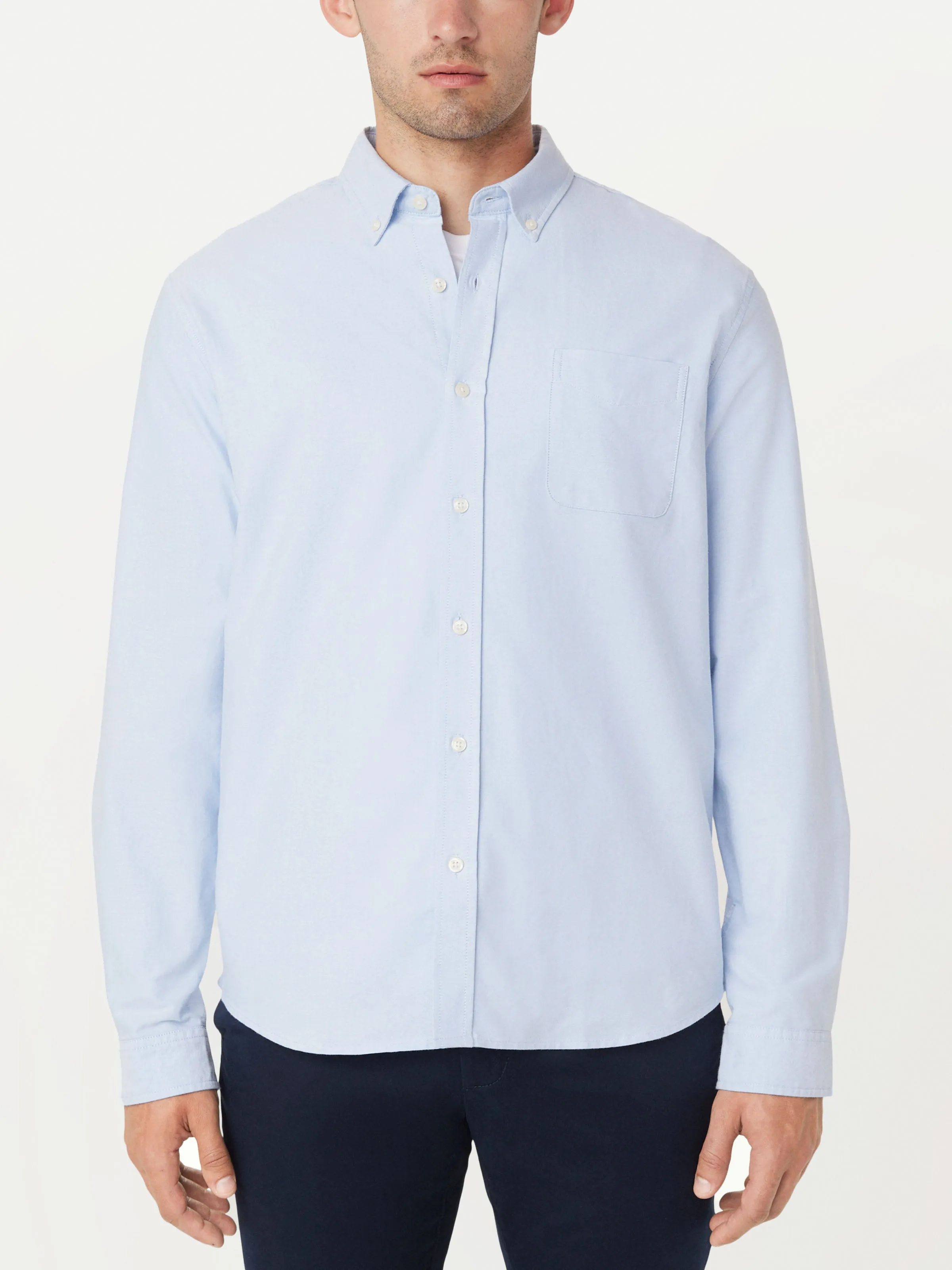 The Jasper Oxford Shirt in Medium Blue