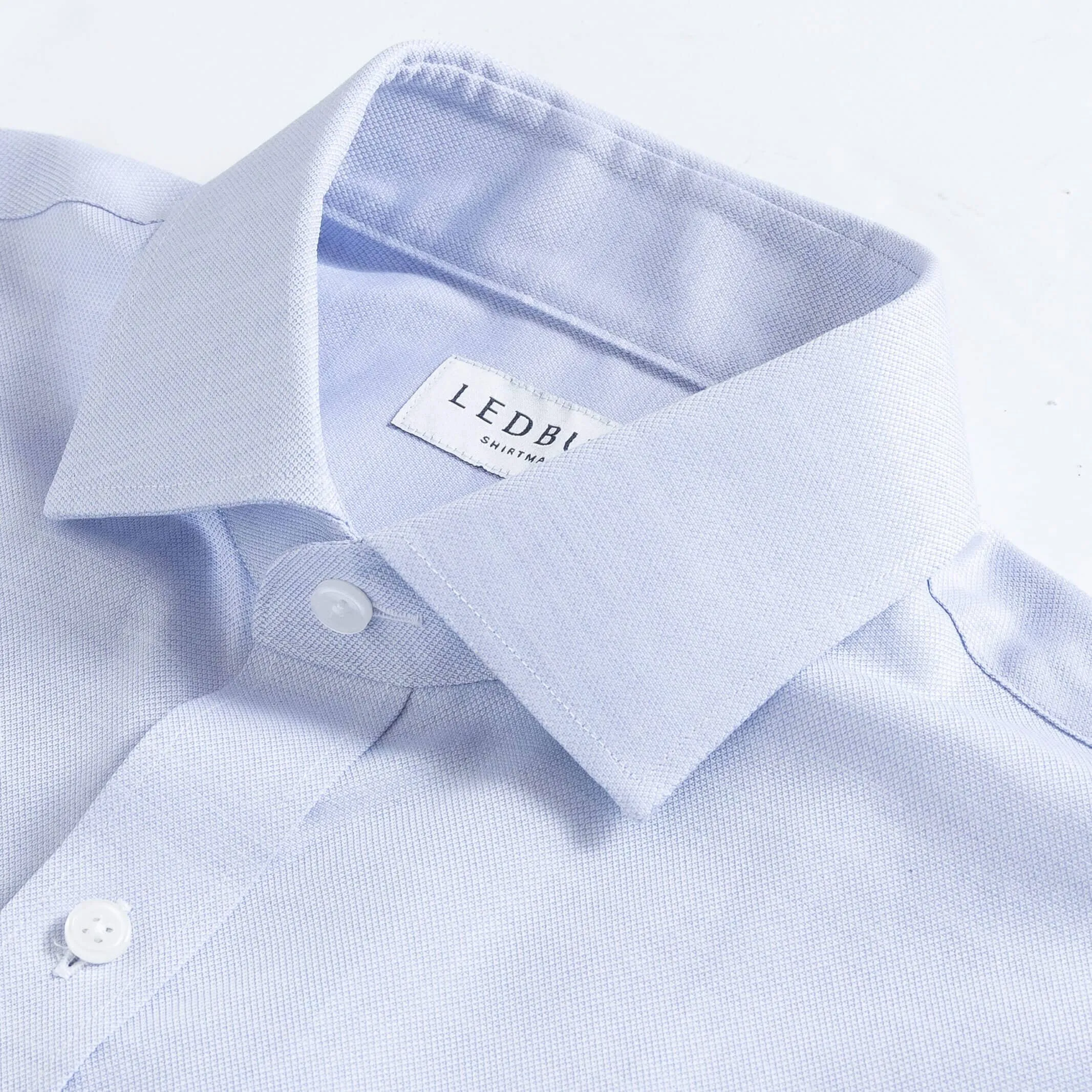 The Periwinkle Albini Bates Oxford Custom Shirt