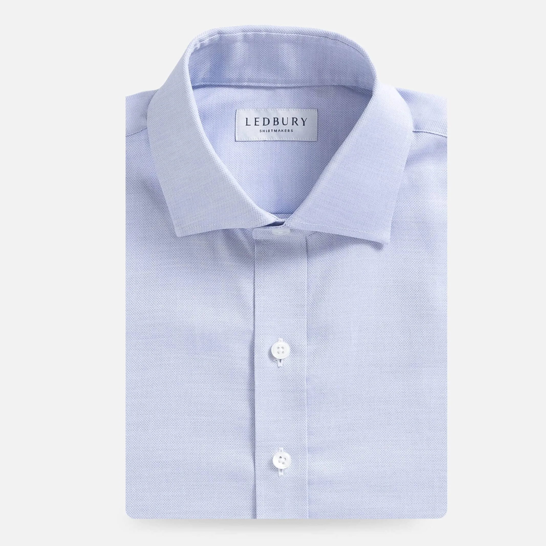 The Periwinkle Albini Bates Oxford Custom Shirt