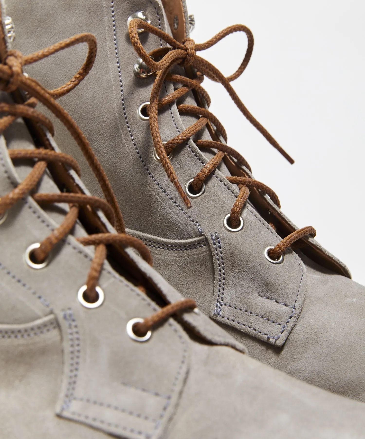 Todd Snyder x Tricker's Burford Boot in Shale Suede