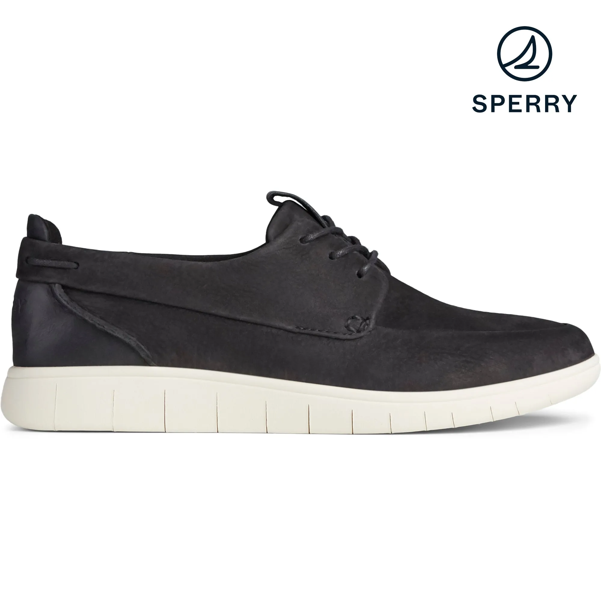 Women's Coastal PLUSHWAVE Sneaker - Black (STS85595)